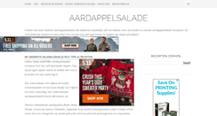 Desktop Screenshot of aardappelsalade.com