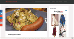 Desktop Screenshot of aardappelsalade.info